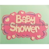 Cartel Goma Eva Nube Baby Shower / Multi F.C x1